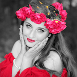 Color splash effect icon