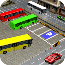City Bus Parking Driving Simulator 3D आइकन