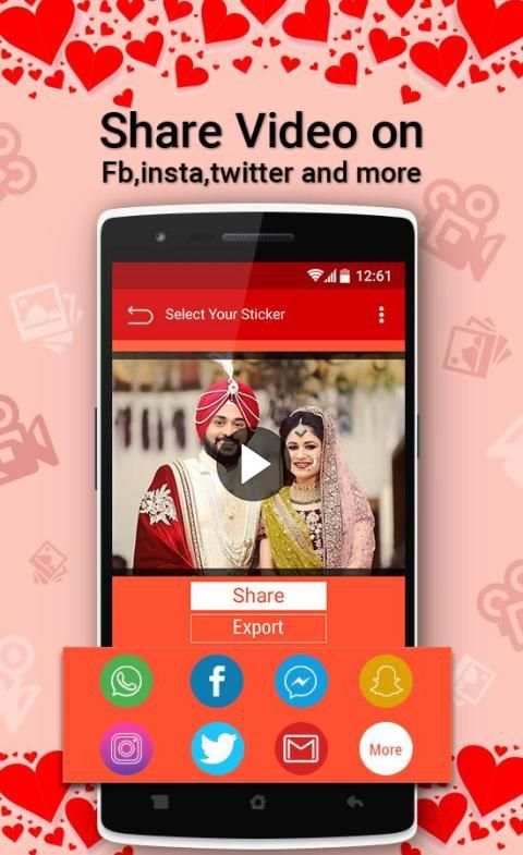 Marriage Photo Video Maker स्क्रीनशॉट 1
