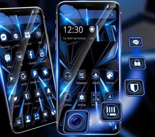 Black Future launcher screenshot 1