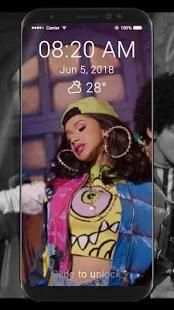 Cardi B HD Wallpapers Lock Screen screenshot 8