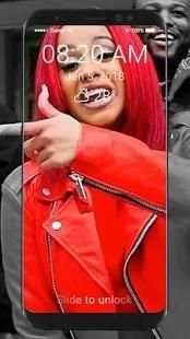 Cardi B HD Wallpapers Lock Screen screenshot 7