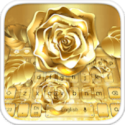 Golden Rose Keyboard Theme icon