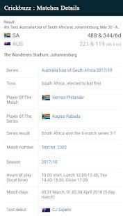 CrickBuzz : Cricket Live Score screenshot 4