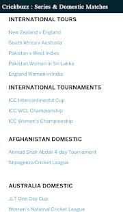 CrickBuzz : Cricket Live Score screenshot 1