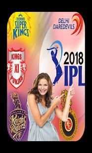 IPL 2018 Match Photo Frame Editor App Maker screenshot 1