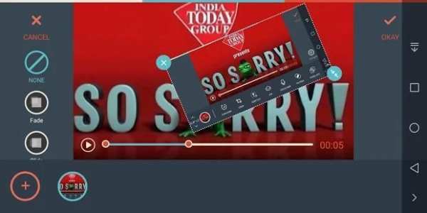 So Sorry! Video mekar app screenshot 2