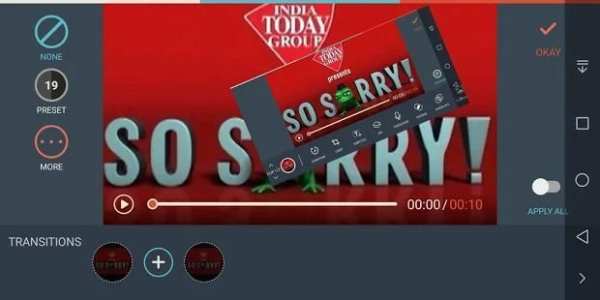 So Sorry! Video mekar app screenshot 6