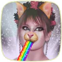 Snap Camera - Filtres : Cat Face Camera HD 2018