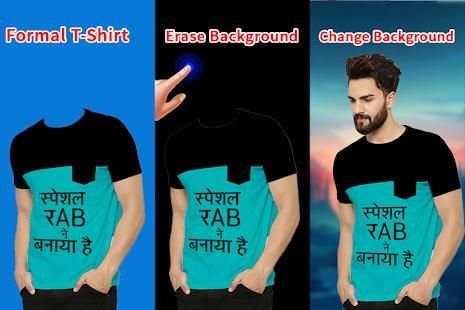 Man T-shirt Photo Suit Editor screenshot 10