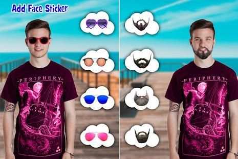 Man T-shirt Photo Suit Editor screenshot 5