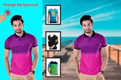 Man T-shirt Photo Suit Editor screenshot 8