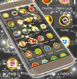 Deep Black Launcher screenshot 2