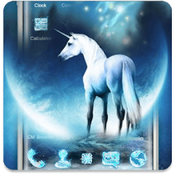 Ice Unicorn Theme आइकन