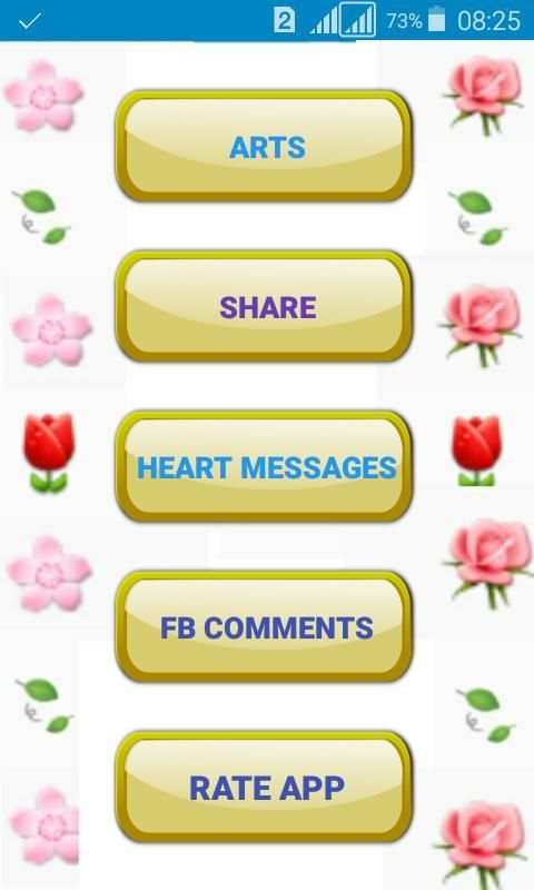Facebook Comments: love Sms screenshot 8