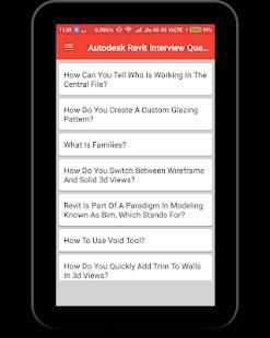 Autodesk Revit Interview Question screenshot 8