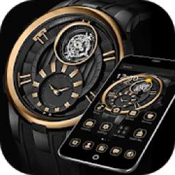 Gold Black Luxury Watch Theme