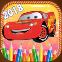Mcqueen coloring pages - cars 2018