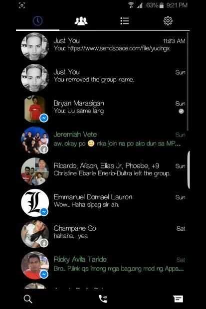 The black messenger screenshot 4