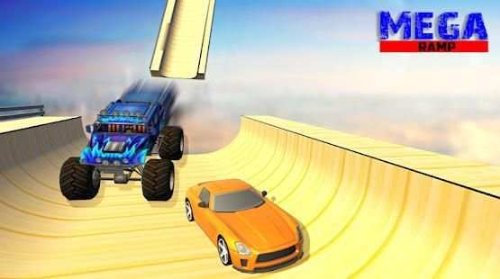 Mega Ramp Car Racing Stunts in Police Crime City screenshot 3