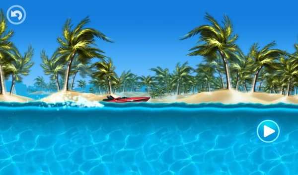 Tropical Island Boat Racing स्क्रीनशॉट 7
