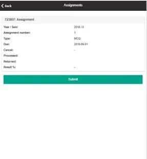 UNISA MCQ App screenshot 4