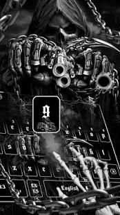 Skullcap Revolver Keyboard Theme screenshot 2