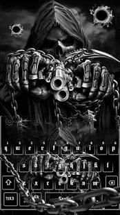 Skullcap Revolver Keyboard Theme screenshot 4