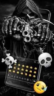Skullcap Revolver Keyboard Theme screenshot 1