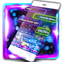 SMS Luminous Crystal Keyboard Theme icon
