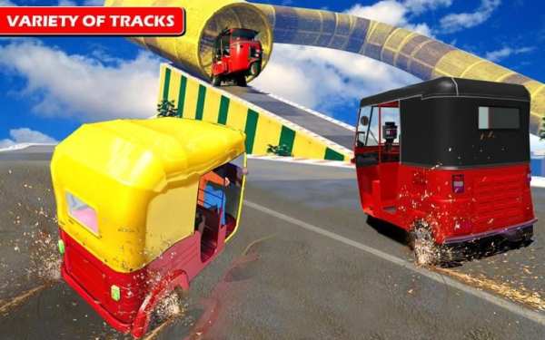 Tuk Tuk Auto Rickshaw Extreme Stunts Driver screenshot 2