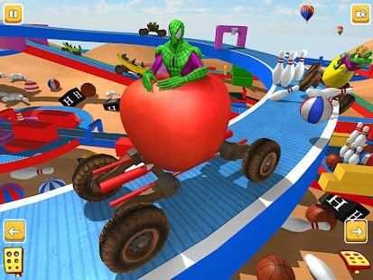 Superhero Apple Car Racing Games Android (Beta) screenshot 4