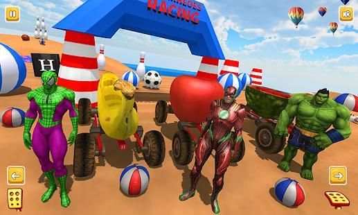 Superhero Apple Car Racing Games Android (Beta) screenshot 11