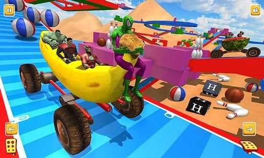 Superhero Apple Car Racing Games Android (Beta) screenshot 9