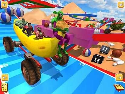 Superhero Apple Car Racing Games Android (Beta) screenshot 1