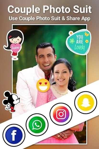 Couple Photo Suit screenshot 1