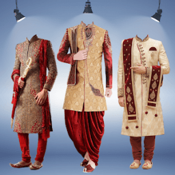 Man Sherwani Photo Suit आइकन