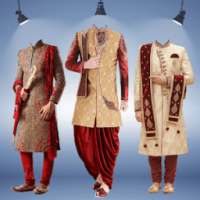 Man Sherwani Photo Suit on 9Apps
