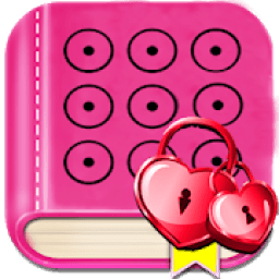 ikon Cute Secret Love Diary with Lock