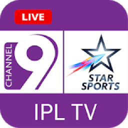 Live Channel 9 IPL TV &amp; Live Star Sports IPL TV icon