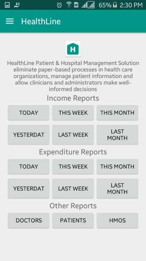 HealthLine Patient & Hospital Management Solution screenshot 4