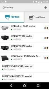 HP ePrint screenshot 2