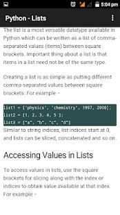 Python - Data Structure Tutorial screenshot 2