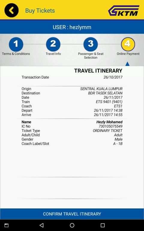 KTMB MobTicket स्क्रीनशॉट 2