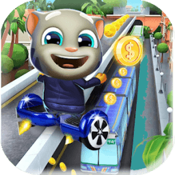 cat hoverboard subway games आइकन