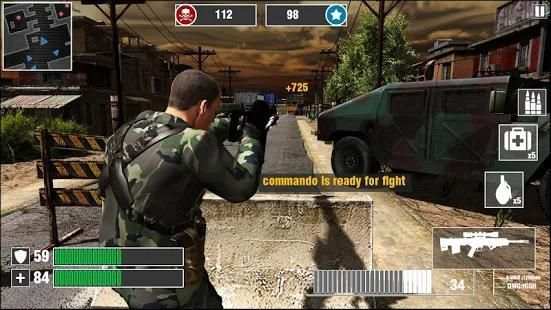 Wicked Commando War Battleground Game 2018 स्क्रीनशॉट 1