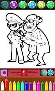Little Singham Education Basics Coloring Pages screenshot 1