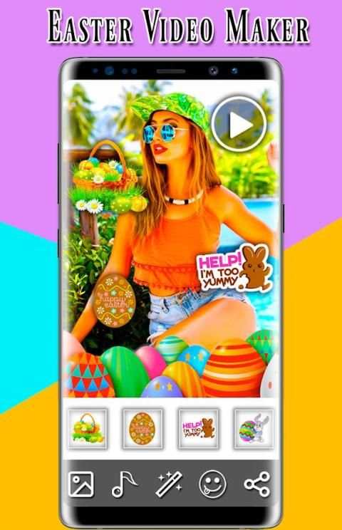 Easter Video Maker With Music screenshot 2