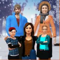 Virtual Family Simulator Winter Vacations Fun