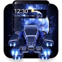 3D Galaxy Spaceship Theme on 9Apps